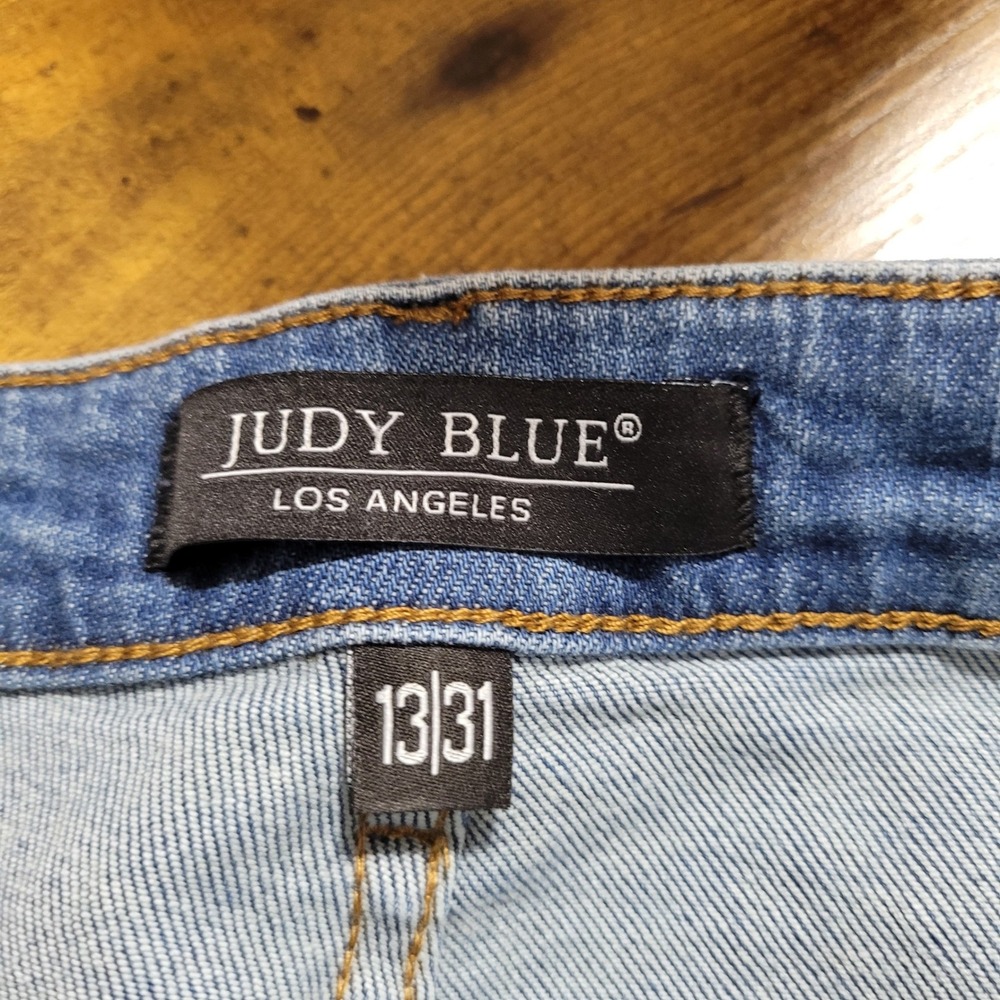 Judy Blue Skinny Jeans Women Size 13/31 Medium Blue Tummy Control - Picture 10 of 13